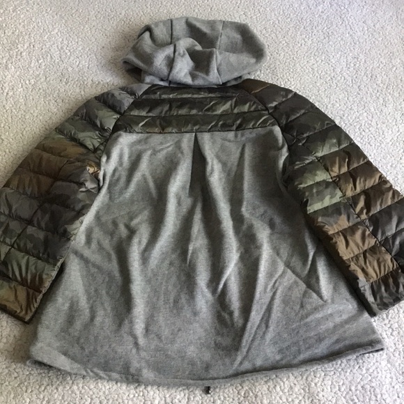 MyAnorak hooded mixed quilted jacket S New - Picture 13 of 16